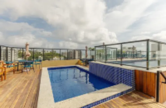 Fully Equipped Apartments in Building with Pool 400m from the Beach - Pzo