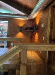 豪華小屋設有室內恆溫鹽水泳池！