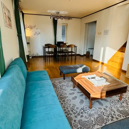 2-floor house with garden