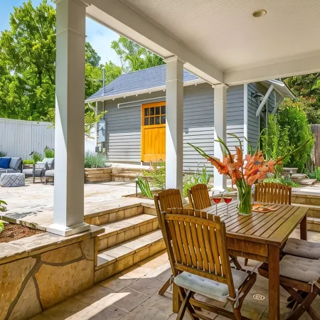 Chic Home with Stunning Patio, 5-min drive to Downtown