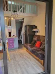 4-person air-conditioned apartment with direct beach access