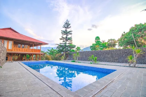 Villa Watu Emas 3 - 私人泳池