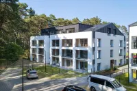 Beachfront Apartment, Summer Pool air Conditioning Hotels in Dziwnówek