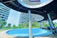 JIUZHOU Kyuzhou Seaview Holiday Apartment (Dongdaihe Platinum Sea Branch) - Kolam Renang