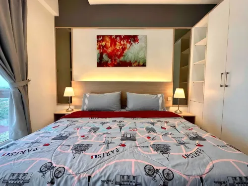 Aesthetic Home Twin Galaxy -2BR- Free Shuttle Bus by Cowidea