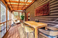 Private, Modern, Pet-Friendly Log Cabin Getaway on 6 Acres,