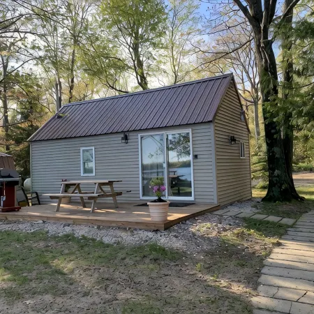 Lakefront Cabin... Ride To All The Snowmobile Trails From The Cabin