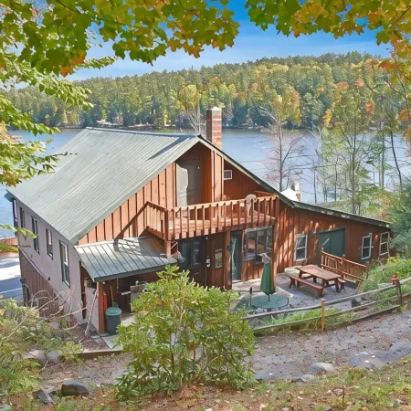 This is a beautiful house that sits facing Loon Lake! Amazing views and dock!!!