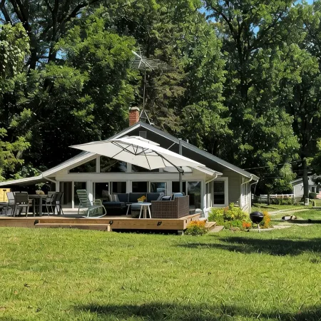 Relax on your own private beach on stunning Lake Michigan