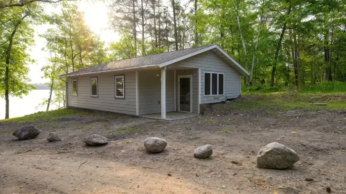 Webb Lake, Hackensack, Northern MN - 3 Bedroom, Sleeps 6 - Cabin #6 Blue Water