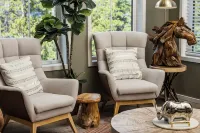 PET-FRIENDLY LUXE Mtn Retreat, Hot tub, Firepit w/EPIC views, Red Rock, Rafting - balcony