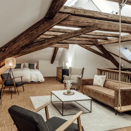 Großes Design Apartmentinnenstadtgruppe&familie