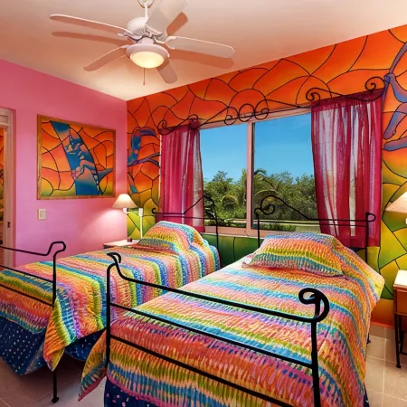 On a White Sandy Beach, Beautiful artwork throughout the inside Condo#101