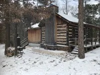 Log Cabin in Woods W/Trail & Scavenger Hunt Wood Fireplace, Lindale Canton Tyler