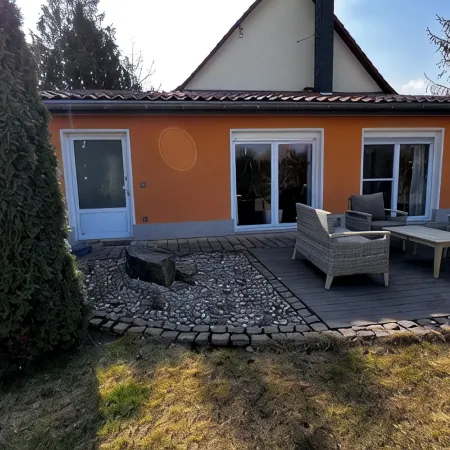 Garden house in the countryside