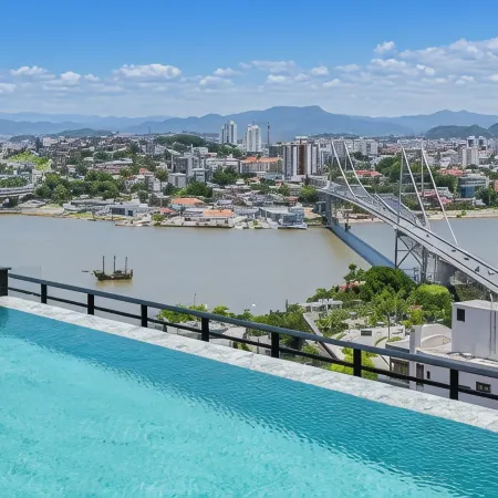 Studios Tower by Viva - Prédio Com Piscina e Estacionamento No Centro de Floripa