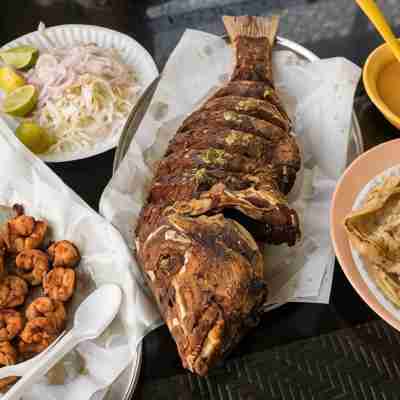 Pal's on the Beach - Dangriga, Belize Dining/Meeting Rooms