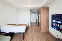Homey and Minimalist Studio Apartment at Anwa Residence By Travelio