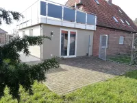 Amunds Koje, Vacation Apartment Nordsee Burhave, on the First Floor, for 2E+K, Dogs Allowed.