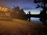 Private Cabin, 3 Bed Rooms, 2 Bath, nestled in the woods on a spring fed pond!!!