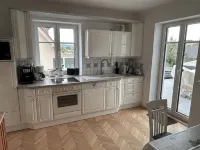 Bright 87 sqm with Rhön view & sun terrace, city bus & A7 connection