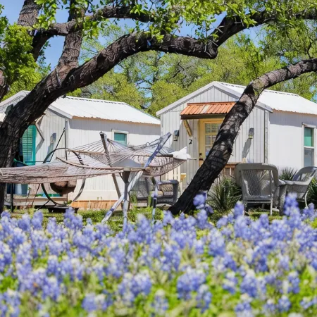 Glamping in Spicewood TX Hill Country ~ The Cowgirl at Green Acres