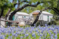 Glamping in Spicewood TX Hill Country ~ The Cowgirl at Green Acres - 4-Star
