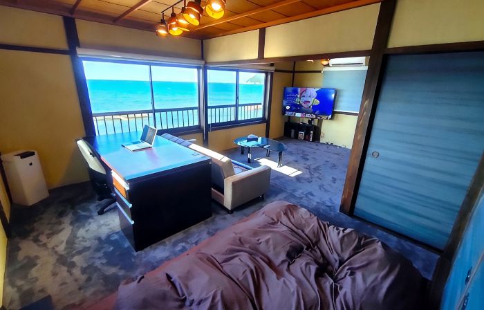 3 seconds to the sea [25 minutes drive to Ine no Funya] Scenic ocean view BBQ entire house rental