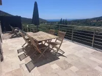 Villa with pool, between olive trees and sea - fantastic view!