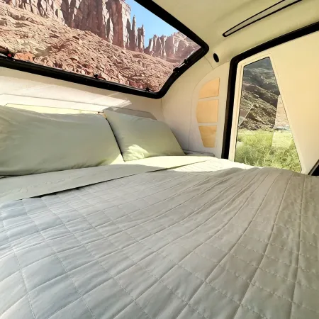 Red Rock Base Camps Teardrop Trailer #2. Take your hotel room outside!
