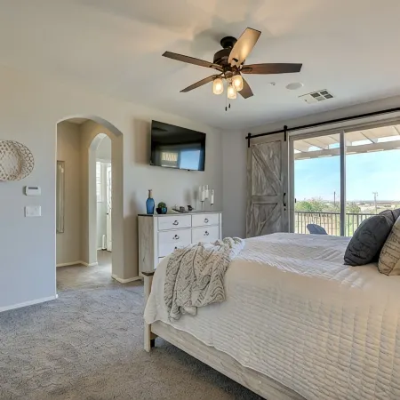 Resort style backyard w/ private heated pool & spa