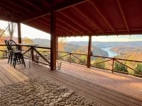 Stunning, Mtn-Top, Lakeview Cabin on Private 8 acres - シャレー
