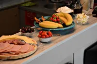 Guesthouse Vissinokipos - Biker Friendly - Motorradhotel - Bữa sáng