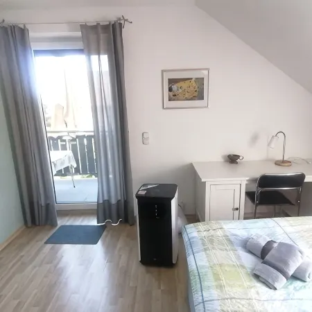 Südhang Apartment in Rehling bei Augsburg, Boxspringbetten