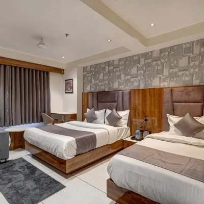 Hotel Shrimad Villa Gandhinagar Hotels near Swagat Holiday Mall