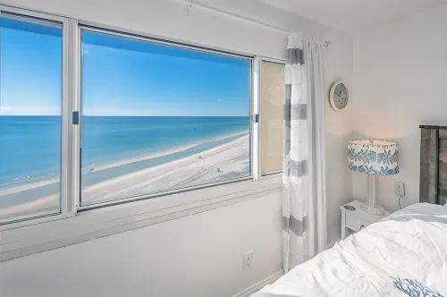 NEWLY renovated 2 BR, 2 BA TOP Floor, Beachfront Condo...Gated Community - 4-Star
