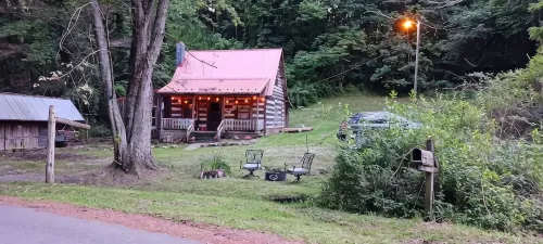 Rustic Fireplace 1800s Log Cabin Wifi TV, Sleeps 8, See Details Read Discounts - 3-Star