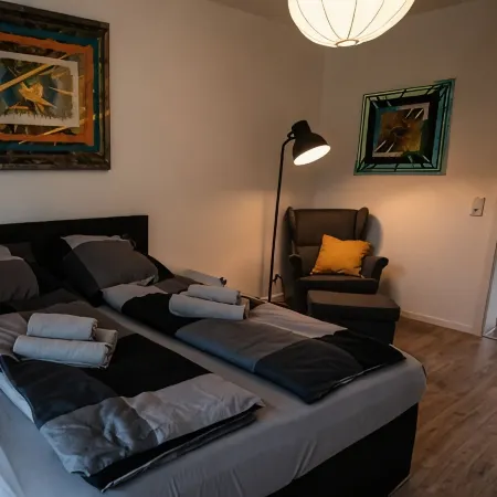 Modern 65 sqm art apartment for up to 6 guests