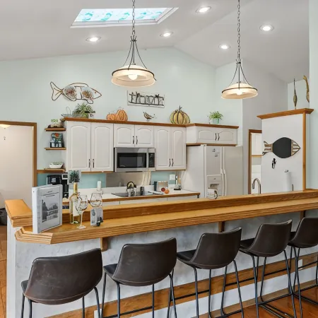 Riverfront property with private beach access with Universal EV Charging Station