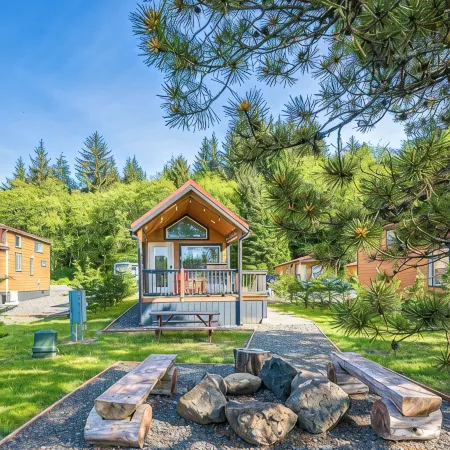 Rainforest Tiny Home Retreat: Retro