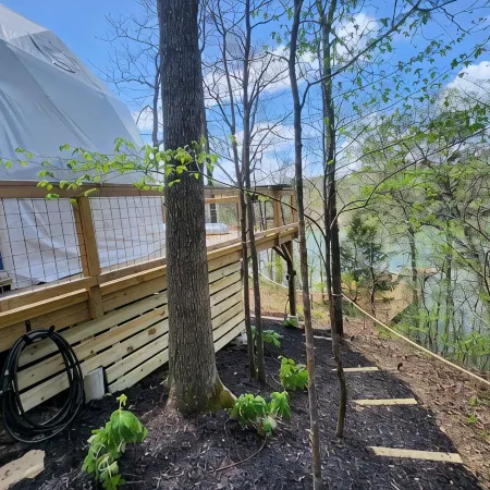 Stunning Lakeside Glamping Dome