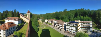 Mercure Fribourg Centre Remparts Các khách sạn ở Granges-Paccot