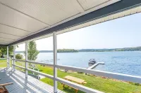 Lakefront Home With Island View Hotels in Otsego