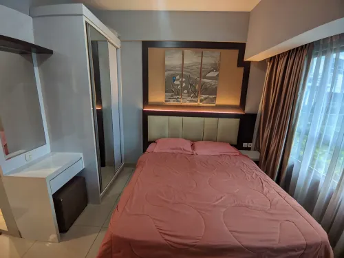 Nice Pool View from Studio Room at Springlake Apartment Summarecon Bekasi