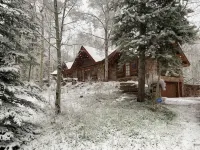 Secluded log cabin along serene Hurd Creek ♥ - Chalets