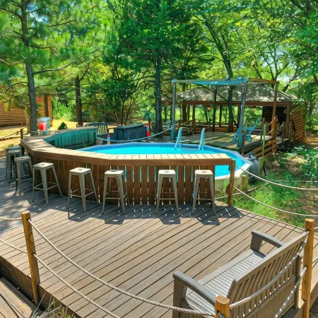 Naffcation Lodge OKC Cabin And Guest House Retreat On 5 Acres