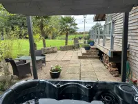 Huge open plan Log Cabin in Weston, Newark hot tub WiFi wood stove pets parking - salle de sport