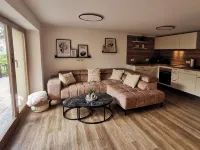 Garden view apartment with pool and children's playground Hotels in Dippoldiswalde