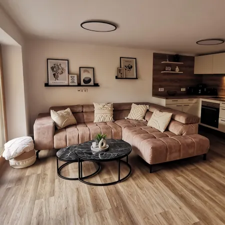 Garden view apartment with pool and children's playground