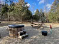 A Delightful A-Frame on 20-Acres with Hiking Trails, Hot Tub, Wifi, and More
